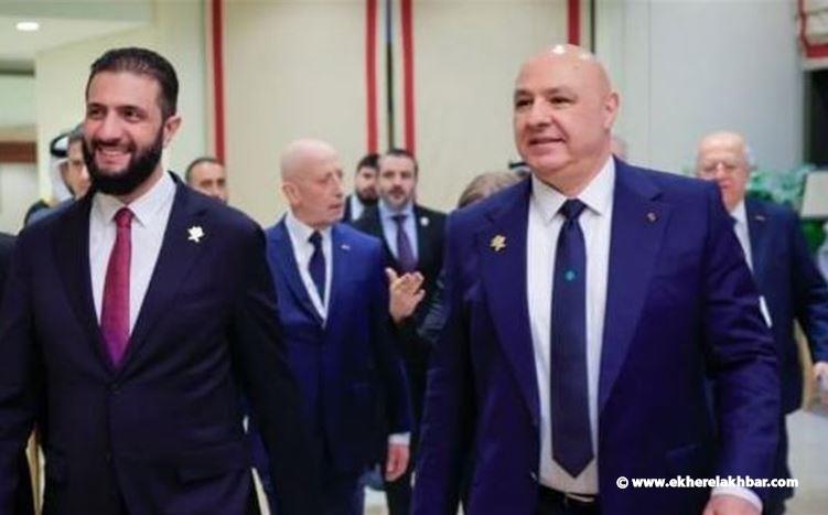 عون يتلقى اتصالاً من الشرع: لضبط الحدود ومنع التفلت