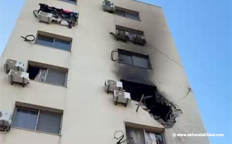 مسيرة إسرائيلية تستهدف فجرًا شقة سكنية في منطقة النبعة