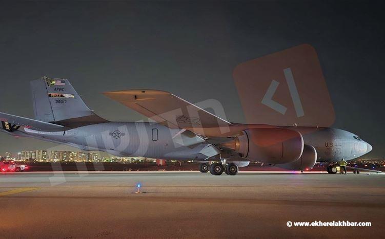 صور تُظهر الطائرة الأميركية التي تضررت فوق العراق