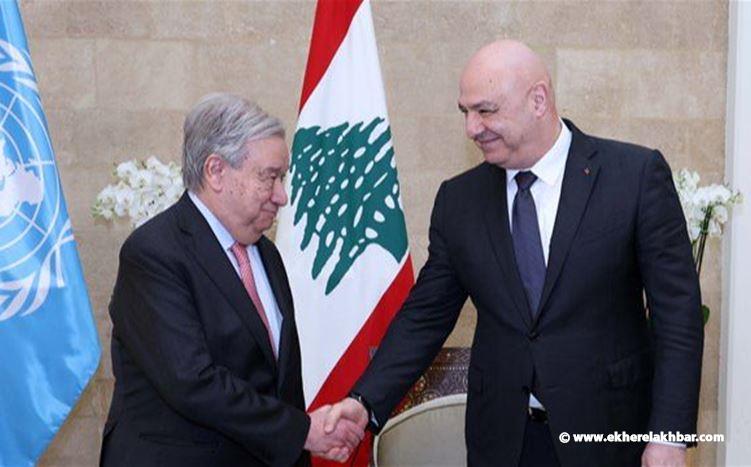 الأمين العام للامم المتحدة دعا الى وقف الحرب: إنه وقت الدولة القوية