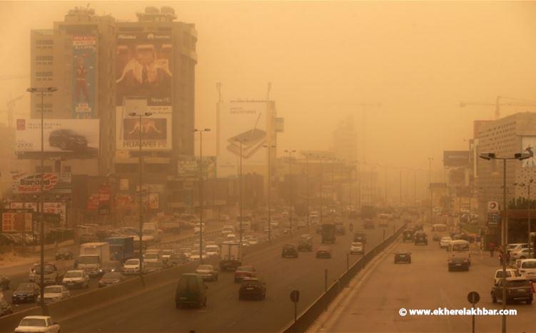 منخفض جوّي نحو لبنان: غبار وامطار وصواعق ورياح