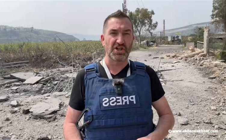 لحظة استهـداف جسر القاسمية ونجاة مراسل قناة "RT" بأعجوبة