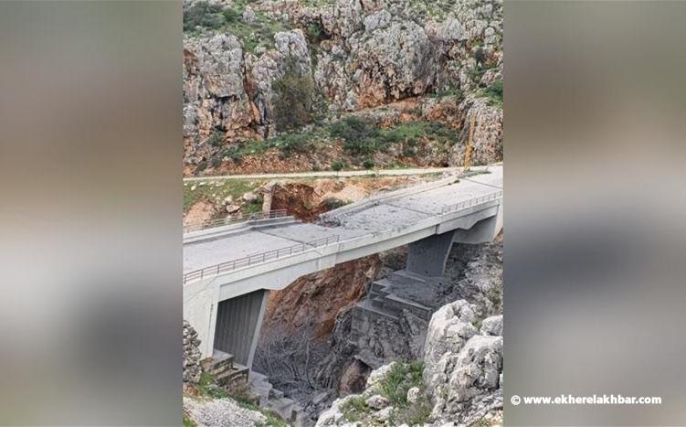 غارة إسرائيلية على جسر الدلافة - جنوب لبنان
