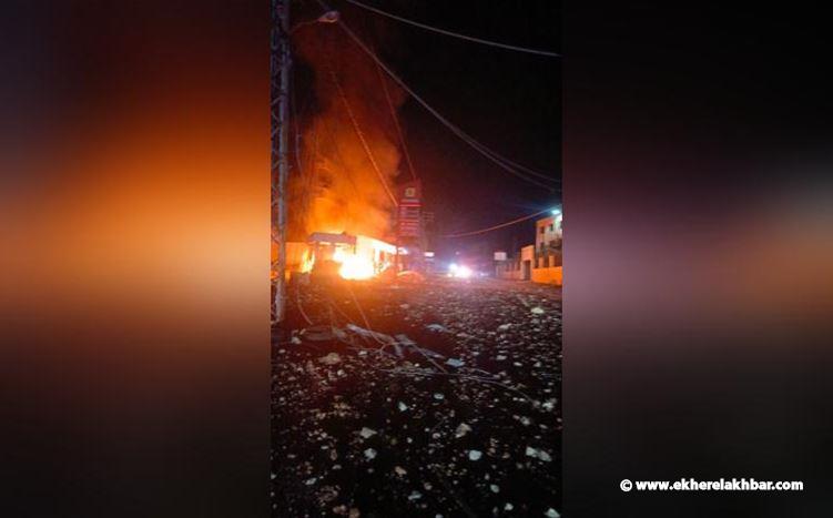 استهداف محطة الامانة بالدوير - النبطية