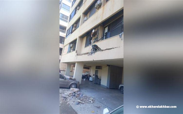 استهداف شقة في الجناح