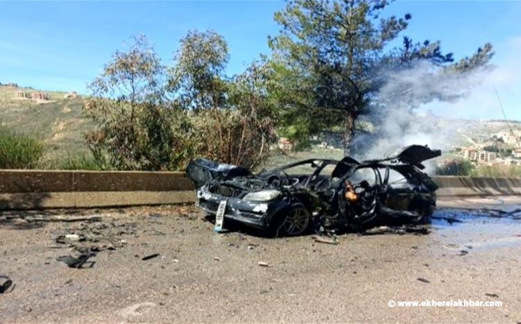 استهداف سيارة بالقرب من جزين مقتل 4 بينهم صحافيان ومصور