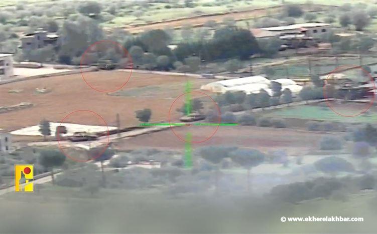 حزب الله: مشاهد من عمليّة استهداف دبابة ميركافا جنوب لبنان بصاروخ موجّه