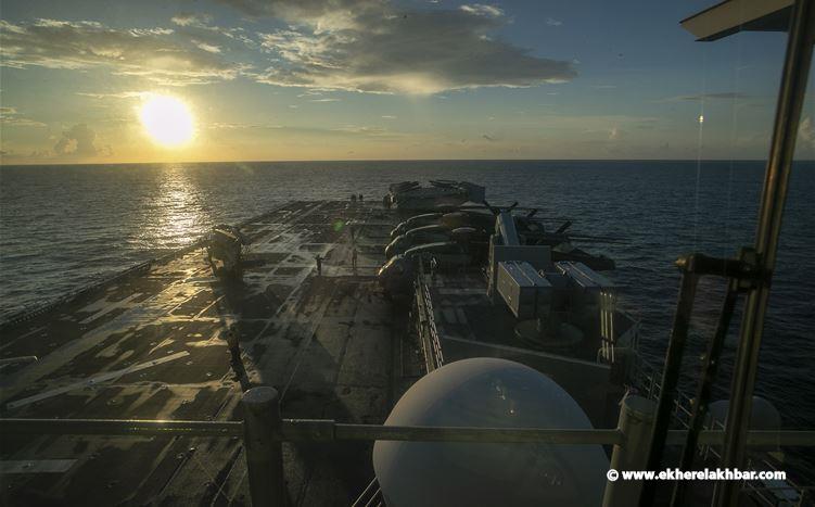 بالصور.. القيادة المركزية الأمريكية: وصول سفينة الهجوم البرمائي إلى المنطقة