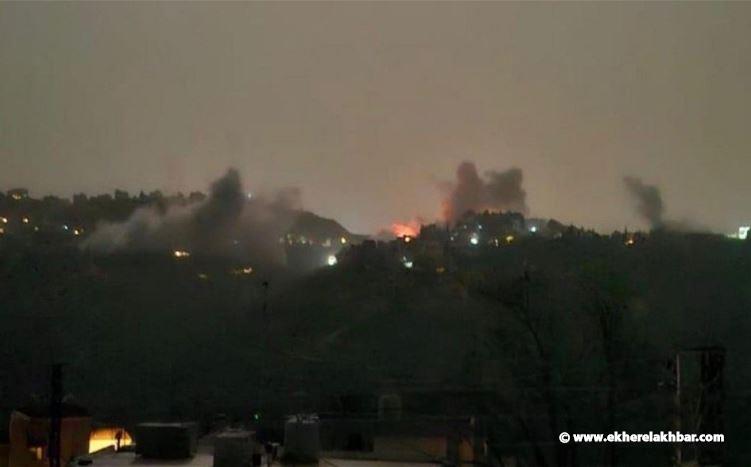 ليلة عنيفة جنوب لبنان.. غارات وجدار الصوت على كفرحتى