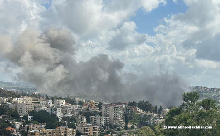 استهداف مباشر لمركز أمن الدولة في النبطية: شهداء وجرحى بغارة قرب السراي