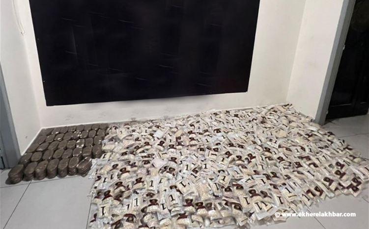 ضبط حوالي مليون حبة كبتاغون و47 كلغ من حشيشة الكيف خلال عملية دهم