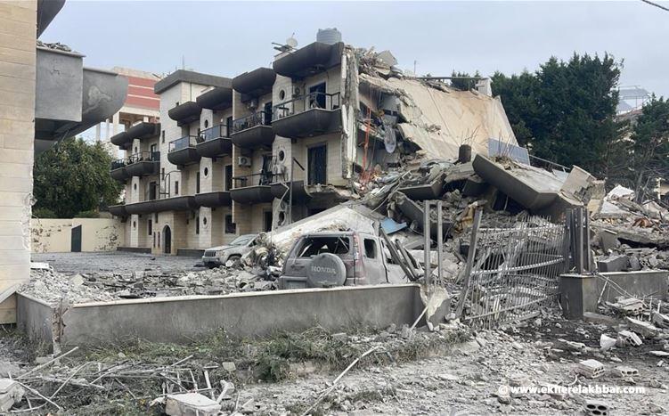 انتشال أربع جثث وسحب ٣ جرحى نتيجة الغارة على مجمع "الخضرا" في قدموس