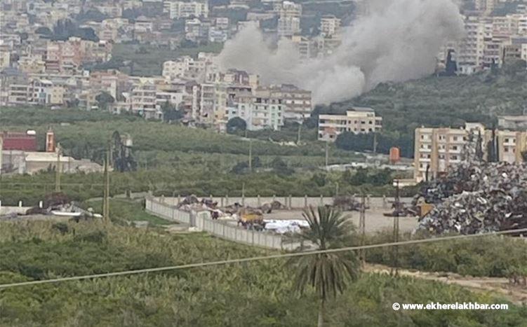 تجدد الاشتباكات في مدينة بنت جبيل وغارات وقصف مدفعي لدبين و الهبارية