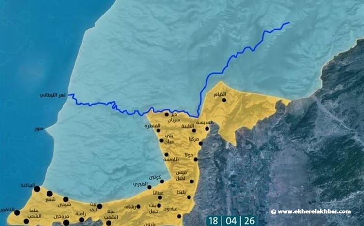 بالتفاصيل - خريطة السيطرة الإسرائيلية في الجنوب