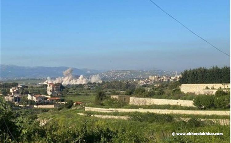 تفجيرات إسرائيلية في القنطرة وديرسريان وبيت ليف