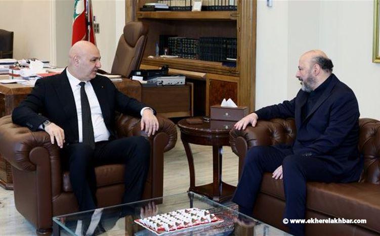 الرياشي موفدا من جعجع: ابدينا تأييدا كاملا لخطوات الرئيس ودعما كاملا لأدائه