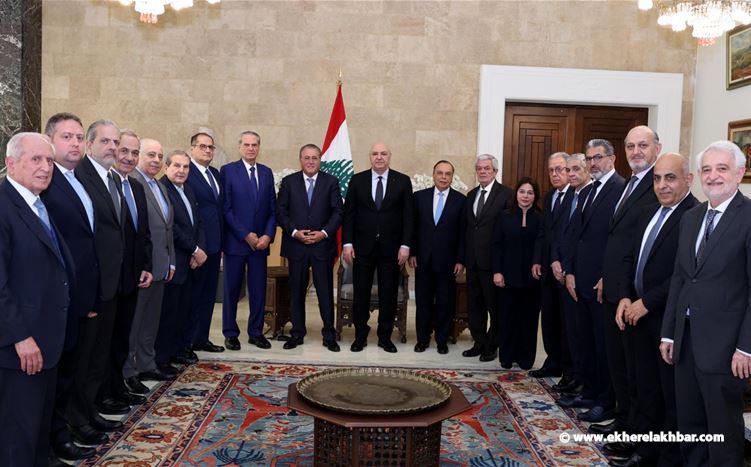 عون : كل خطوة اتخذتها كنت على تنسيق وتشاور مع رئيسي مجلس النواب والحكومة