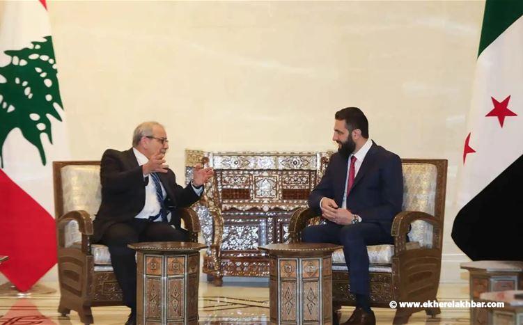 سلام يلتقي الشرع في قصر الشعب: صفحة جديدة بين لبنان وسوريا