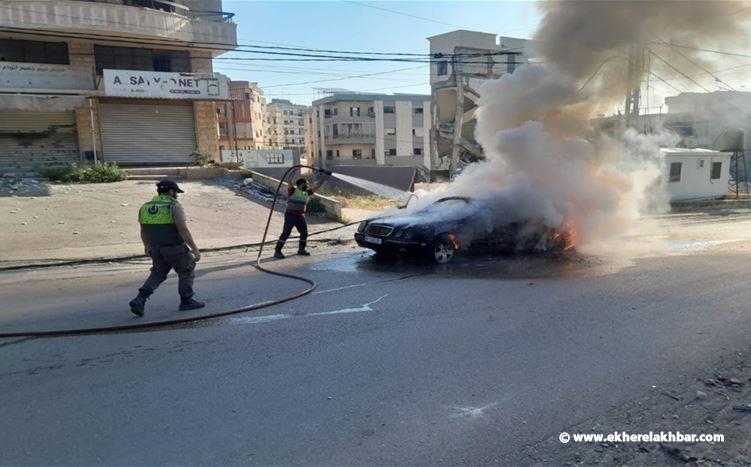 غارة إسرائيلية استهدفت سيارة في بلدة تول في قضاء النبطية