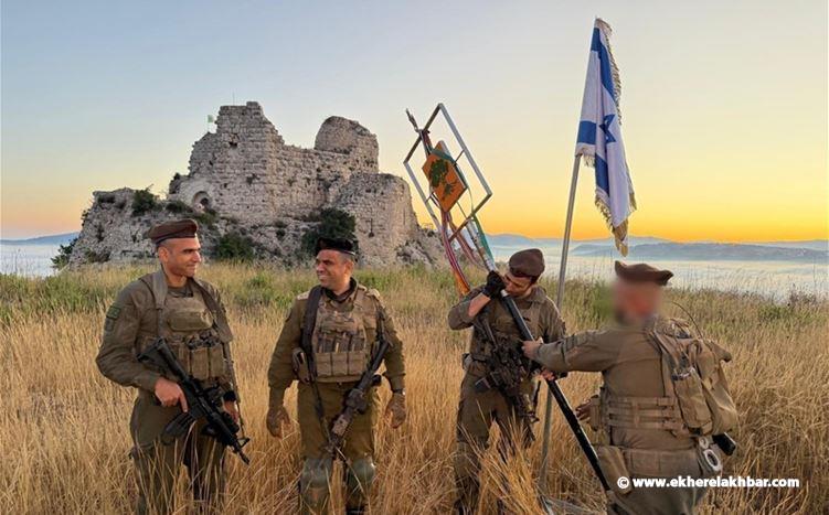 بالصور: مراسم تسليم قيادة لواء غولاني في قلعة الشقيف!