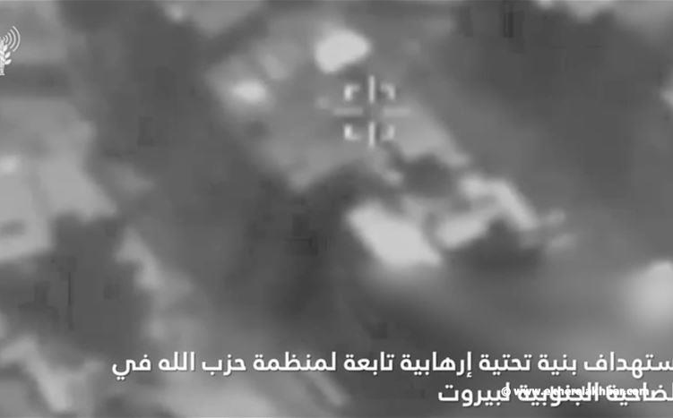 الجيش الإسرائيلي: غارة “دقيقة” استهدفت مقراً لـ حزب الله في الضاحية الجنوبية لبيروت
