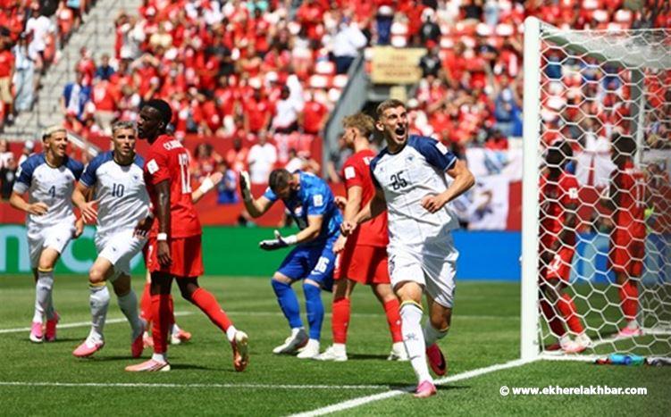 انتهاء مباراة كندا ضد البوسنة والهرسك بالتعادل 1-1 في  كأس_العالم_2026