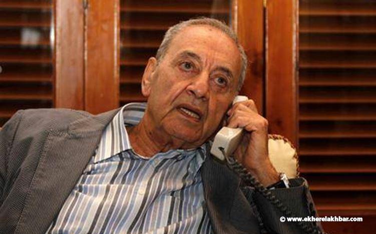 اتصال بين ماكرون وبري