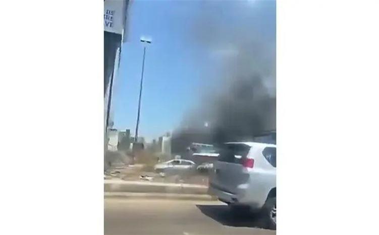 حريق كبير في الدورة
