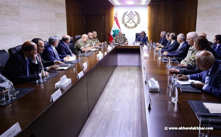 العماد هيكل استقبل السفير غبريال وأكد مواصلة الجيش تنفيذ مهماته ضمن اتفاق الإطار