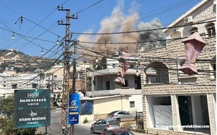 غارتان إسرائيليتان تستهدفان بلدة عربصاليم في إقليم التفاح، ومعلومات أولية عن وقوع عدد من الإصابات