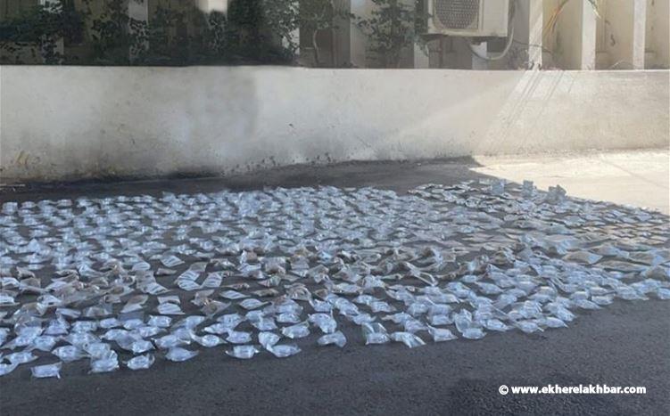 الجيش: توقيف 10 أشخاص وضبط أسلحة وذخائر وكمية كبيرة من المخدرات