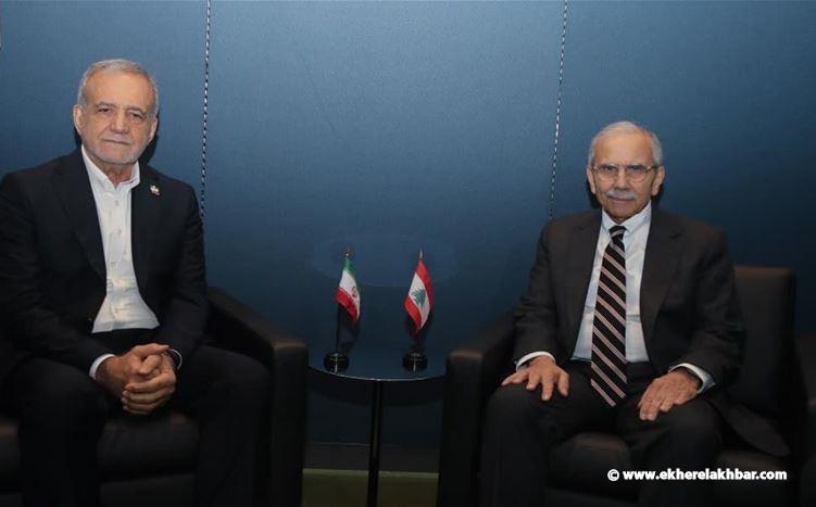 الرئيس سلام التقى الرئيس الايراني في نيويورك