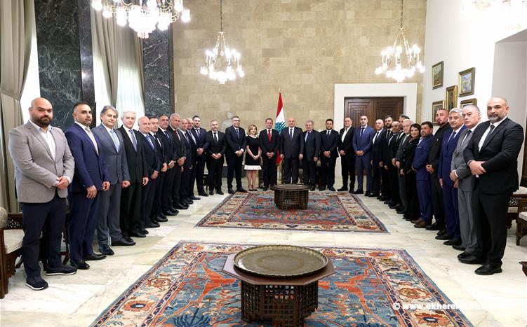 الرئيس عون: لا يمكن السماح بمحاولات تسييس الوضع الاقتصادي
