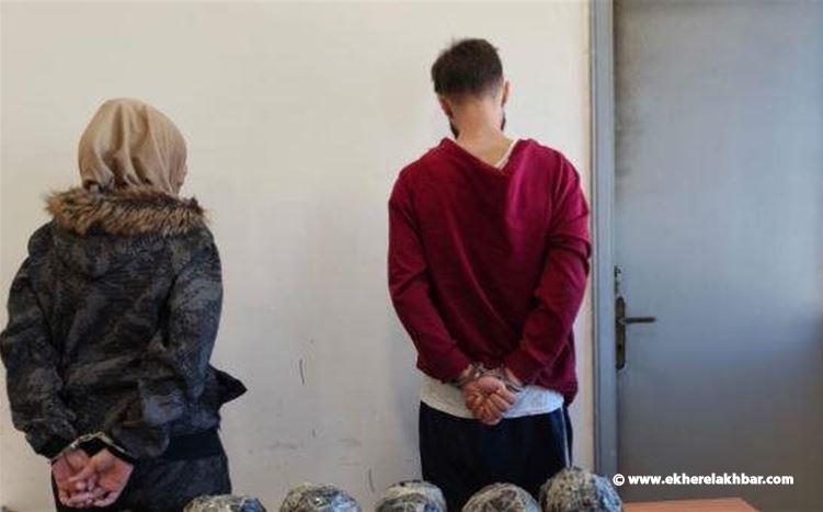مداهمة شقة وتوقيف زوجين وضبط كميّة من المواد المخدّرة