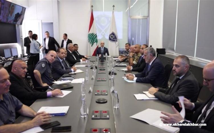 وزير الداخلية ترأس مجلس الأمن المركزي مثمنا الجهود في ضبط سيارة ضهر البيدر
