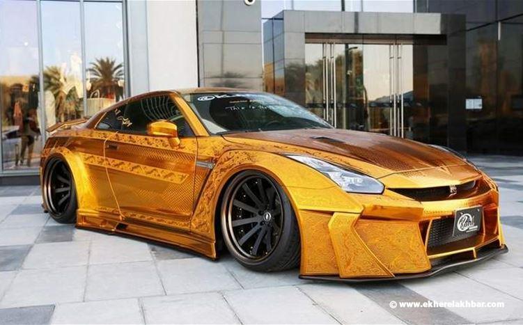 فقط في دبي: سيارة من الذهب.. بـ مليون دولار!