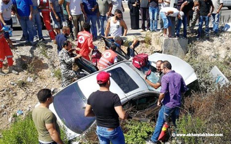 وفاة عميد متقاعد بحادث سير على اوتوستراد الجنوب