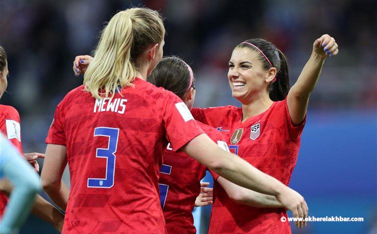 الفوز الأكبر في تاريخ المونديال النسائي....المنتخب الأمريكي يسحق تايلاند 13- صفر في كأس العالم لكرة القدم للسيدات
