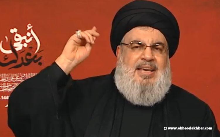 نصرالله استنكر العقوبات على بنوك لا علاقة لها بالحزب