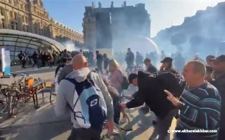 مواجهات في باريس والشرطة تعتقل 30 متظاهرا