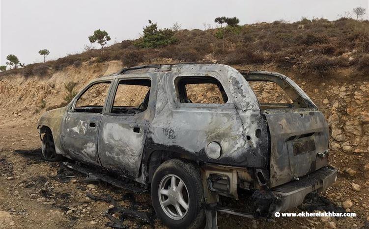 جثة مرج حمانا.. أطلق الرصاص على رأس فادي ثم حُرق ووضع بالسيارة