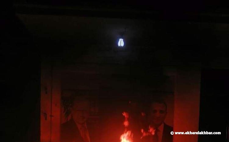 إحراق جزء من مكتب التيار الوطني الحر في بلدة الجديدة - عكار