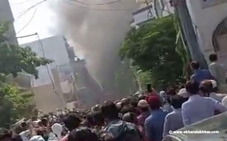 بالفيديو: تحطم طائرة للخطوط الجوية الباكستانية قرب مطار كراتشي