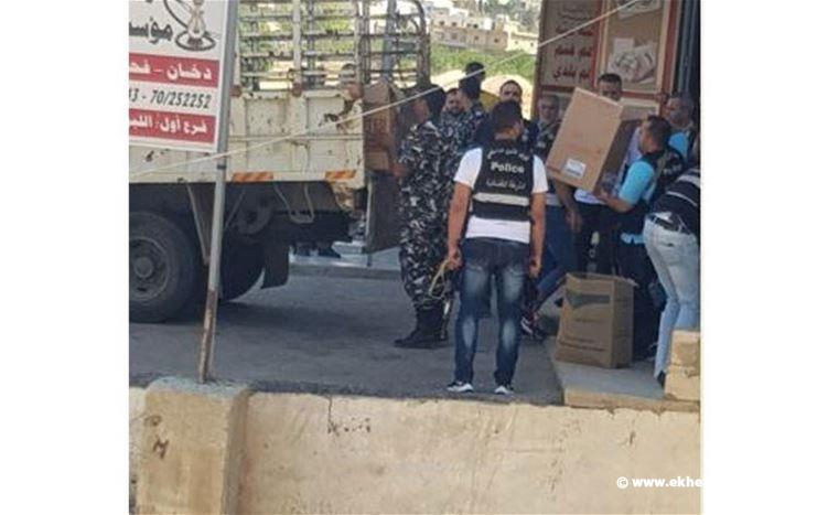 دهم محل في رأس بعلبك ومصادرة دخان مهرب