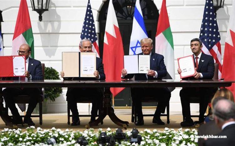 رسميا.. توقيع اتفاقيتي السلام بين الإمارات والبحرين و إسرائيل بالبيت الأبيض