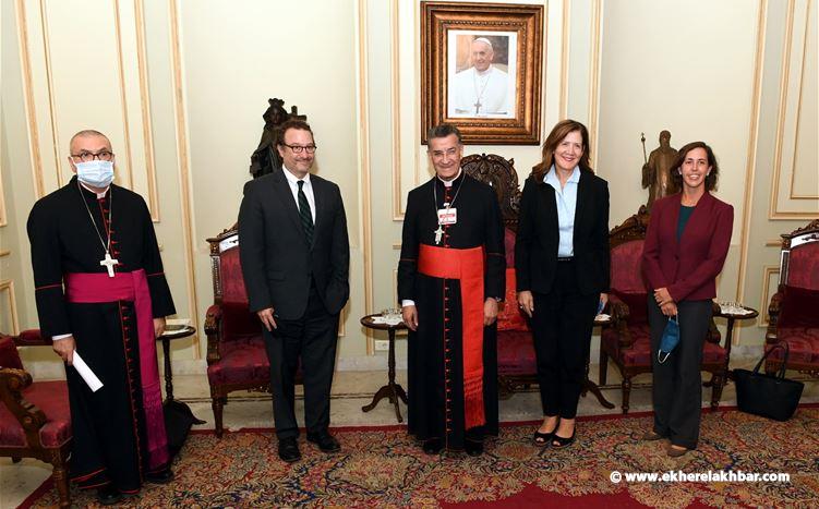 بكركي: شينكر اكد اهتمامه بطرح الحياد وان المهم تشكيل حكومة فاعلة وشفافة