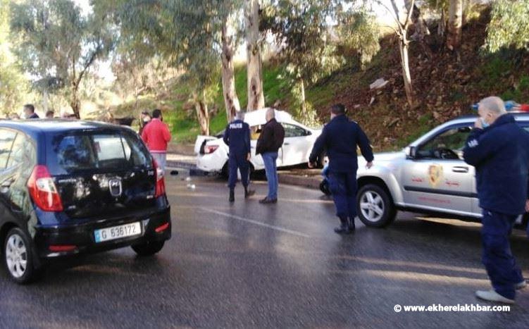 مقتل خمسة مساجين بعد هروبهم من سجن بعبدا واصطدامهم بشجرة