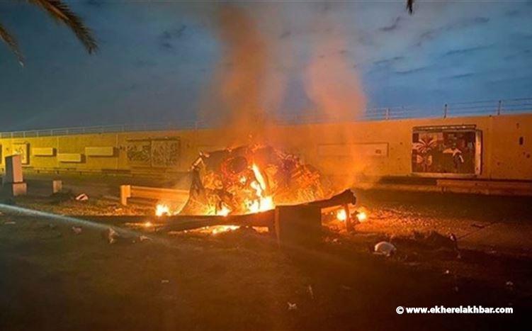 قصف صاروخي على مطار بغداد