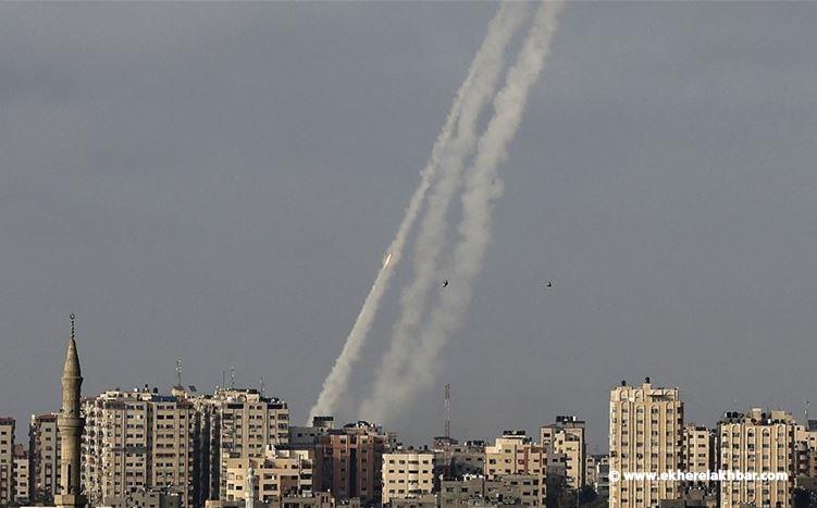 دوي انفجارات في القدس بعد إطلاق صواريخ من قطاع غزة