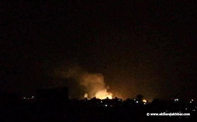 هجوم صاروخي إسرائيلي على ريف حمص في سوريا